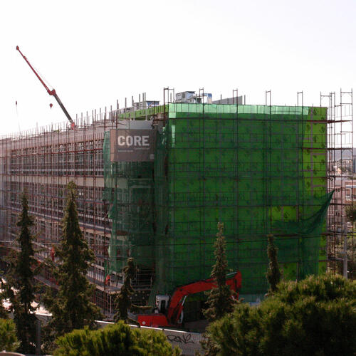 Εικόνα προεπισκόπησης σκαλωσιάς από το έργο Σκαλωσιές στο Νέο Κτίριο Γραφείων στο The Mall Athens στο Μαρούσι